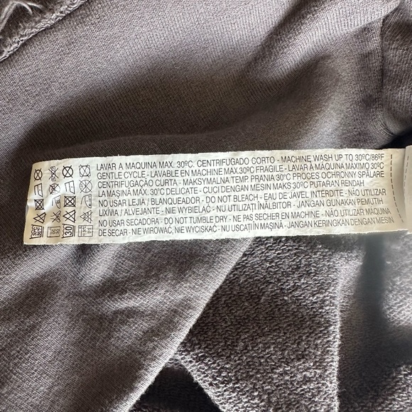 Zara Sleeveless V-Neck Knit Sweater Dress Dove Slate Sz S - Picture 7 of 11